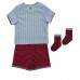 Cheap Aston Villa Away Football Kit Children 2022-23 Short Sleeve (+ pants)